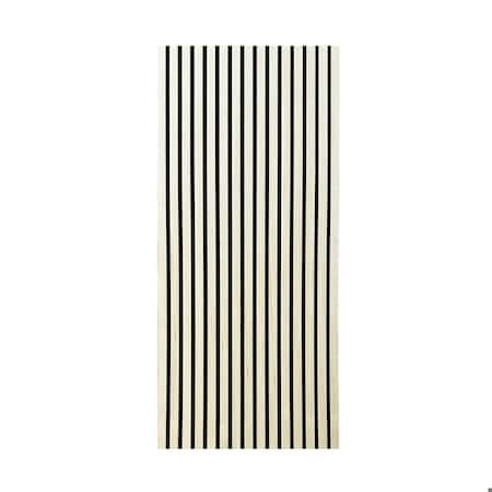 Ejoy Acoustic Slat Wood Wall Cladding Panel With Real Wood Skin Veneer, 94.5in x 24in x 0.8in ACPRW001-WhiteAsh